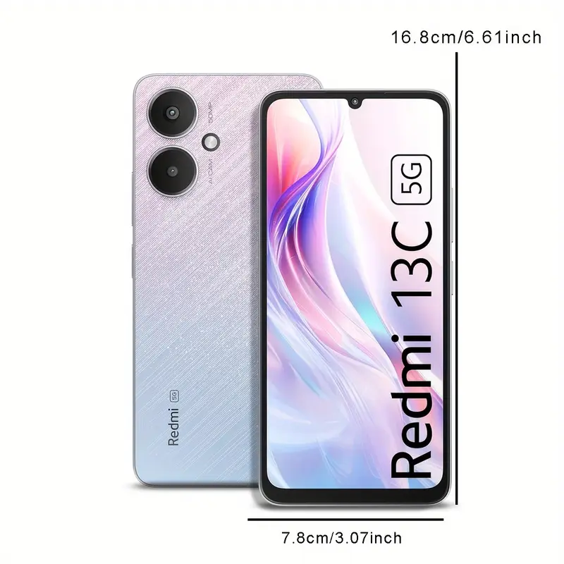 Redmi 13C 5G - Rendimiento Poderoso con Cámara de 50MP y Almacenamiento de 128GB