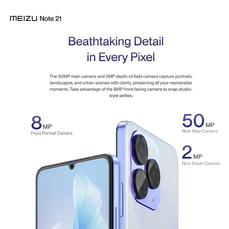MEIZU Note 21 Android14, CPU T606, 8+ 256G